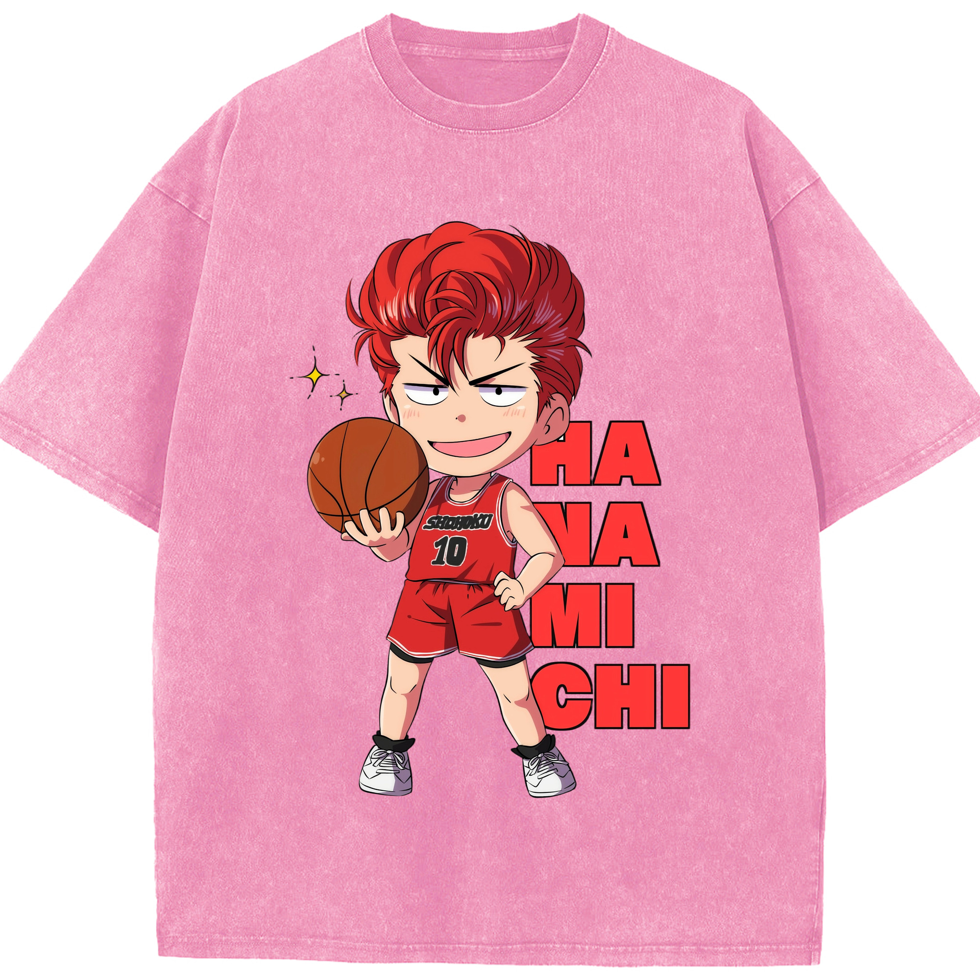 （画像用） SLAM DUNK／スラムダンク 綿100% ヴィンテージ風 半袖Tシャツ（フロントプリント）